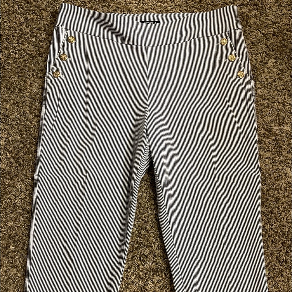 Roz & Ali Women’s Seersucker Dress Pants